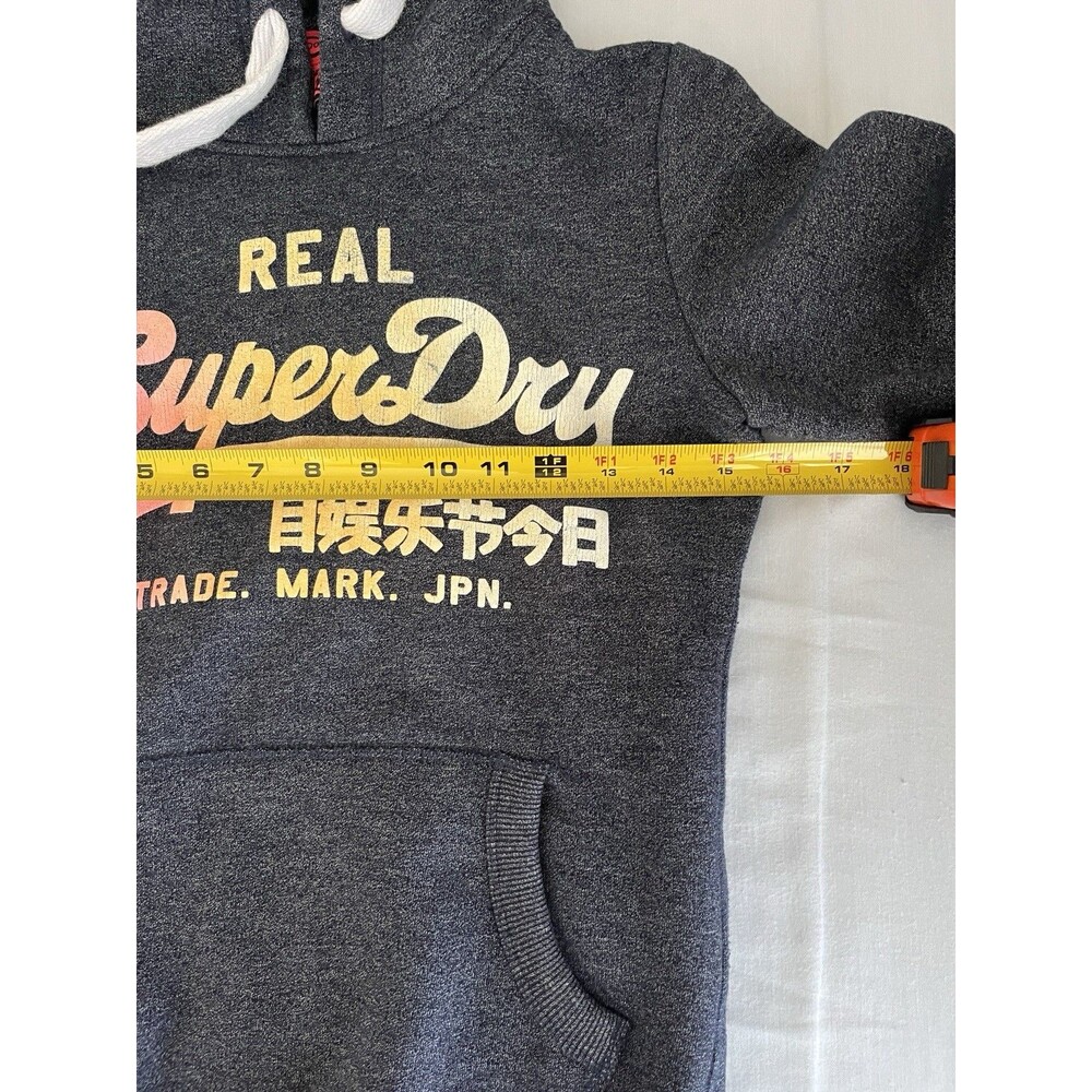 Superdry Multicolor Graphic Logo Hoodie Sweater Vintage Japan Women’s XS - Picture 11 of 12